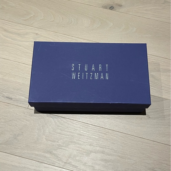 Stuart Weitzman Metallic Snakeskin Leather Heels - Picture 6 of 7